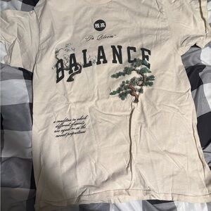 In Bloom BALANCE Cream Graphic T-Shirt